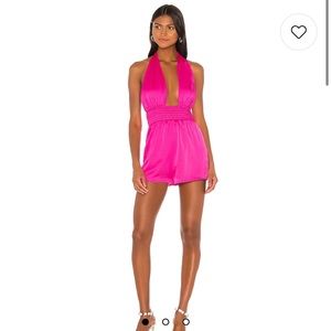 Superdown Fuscia Romper